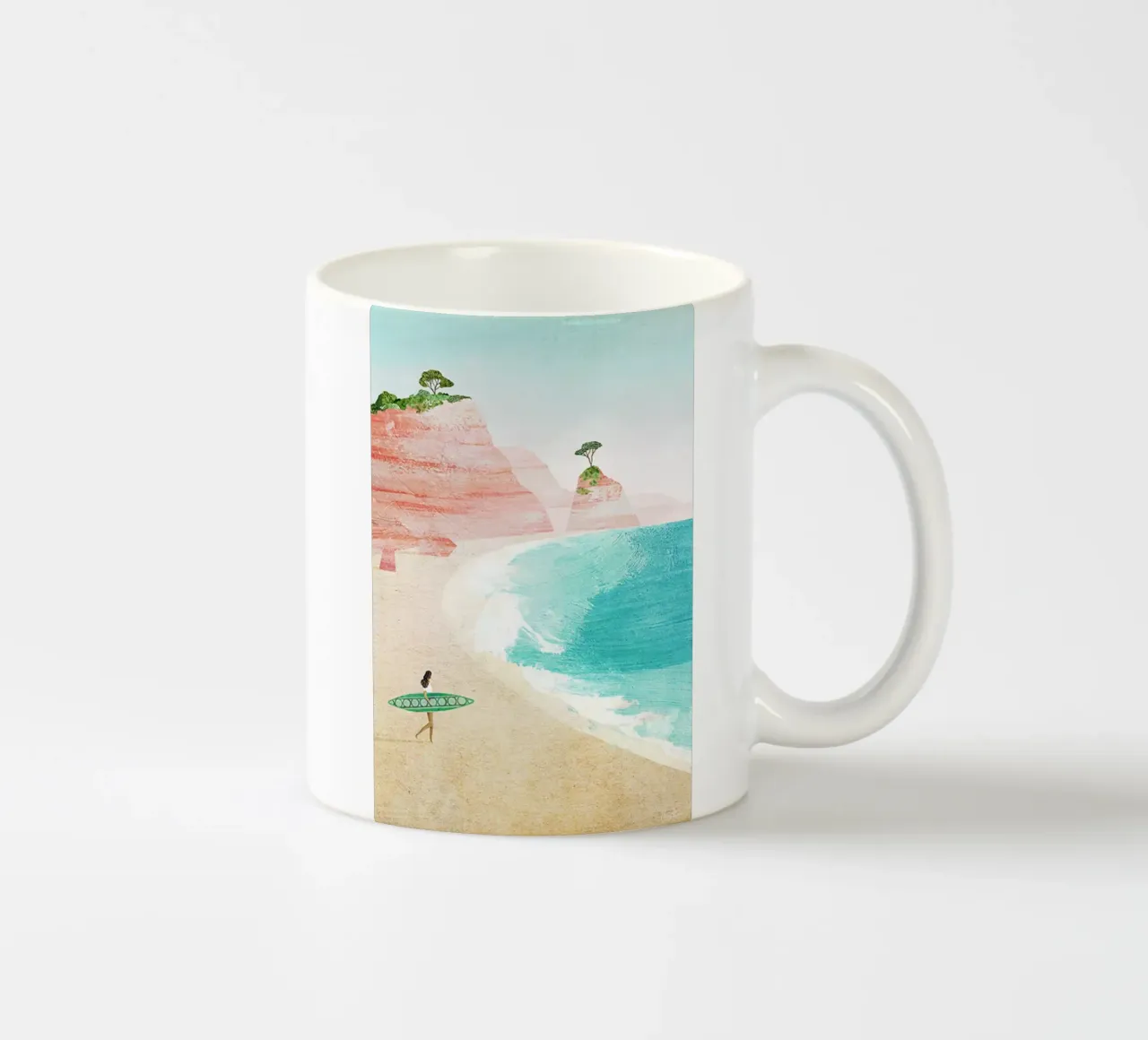 in vacanza da soli tazza in ceramica da damon store