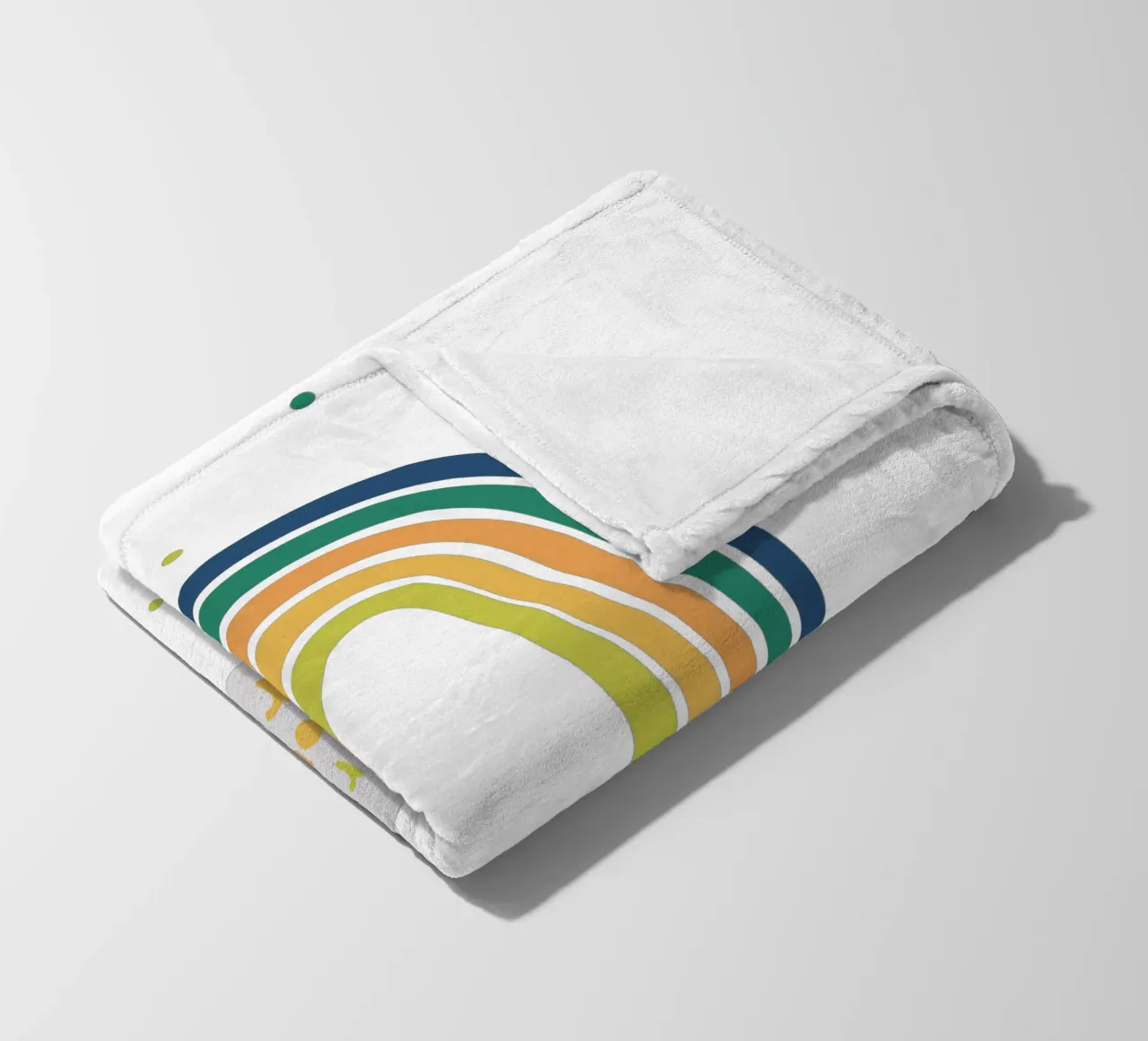 Alles gut fleece blanket by Mia Nissen