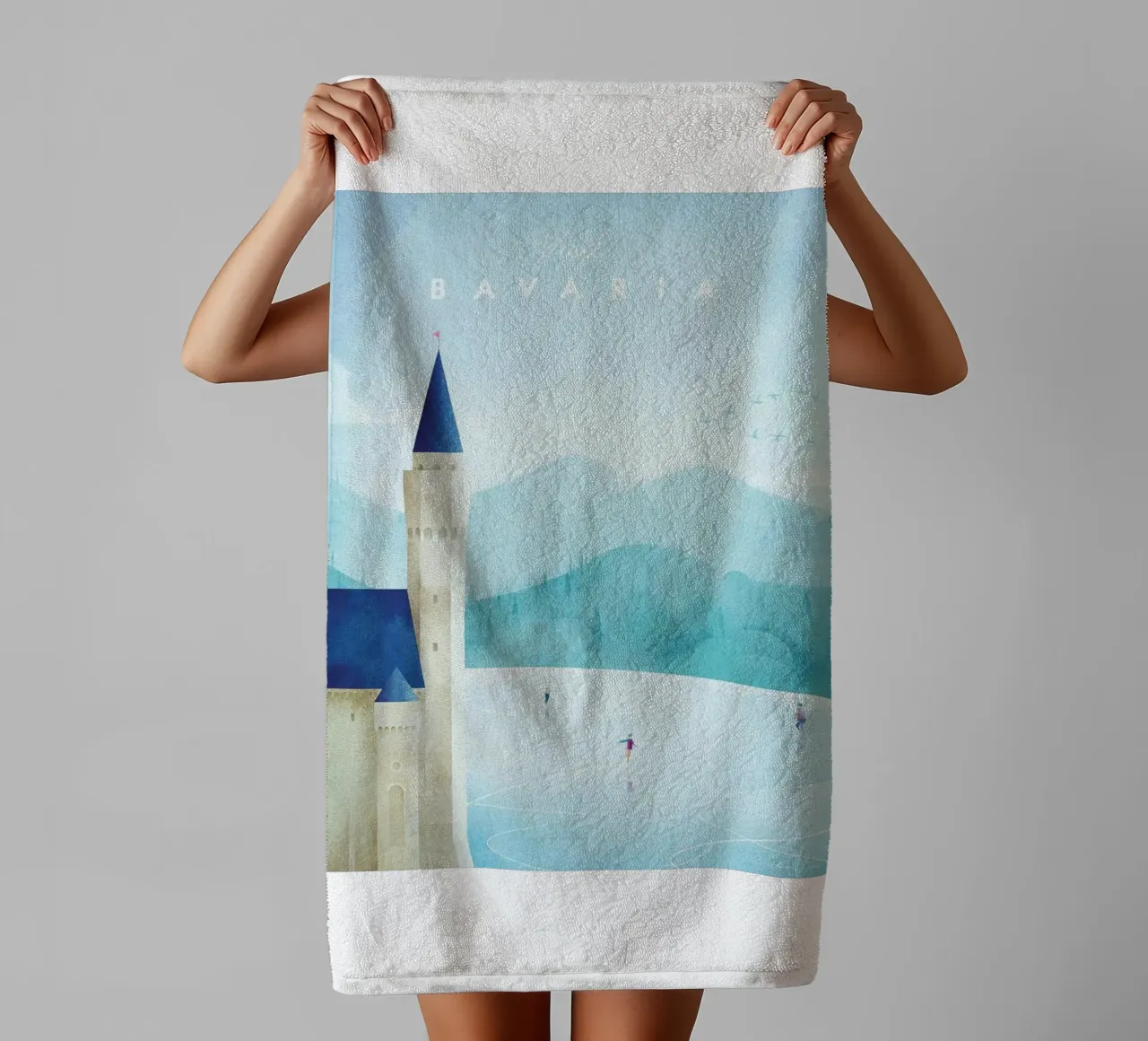 inverno luminoso asciugamano da bagno da damon store