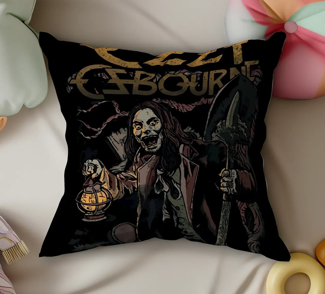 Ozzy Osbourne cuscino da Musadad Shop