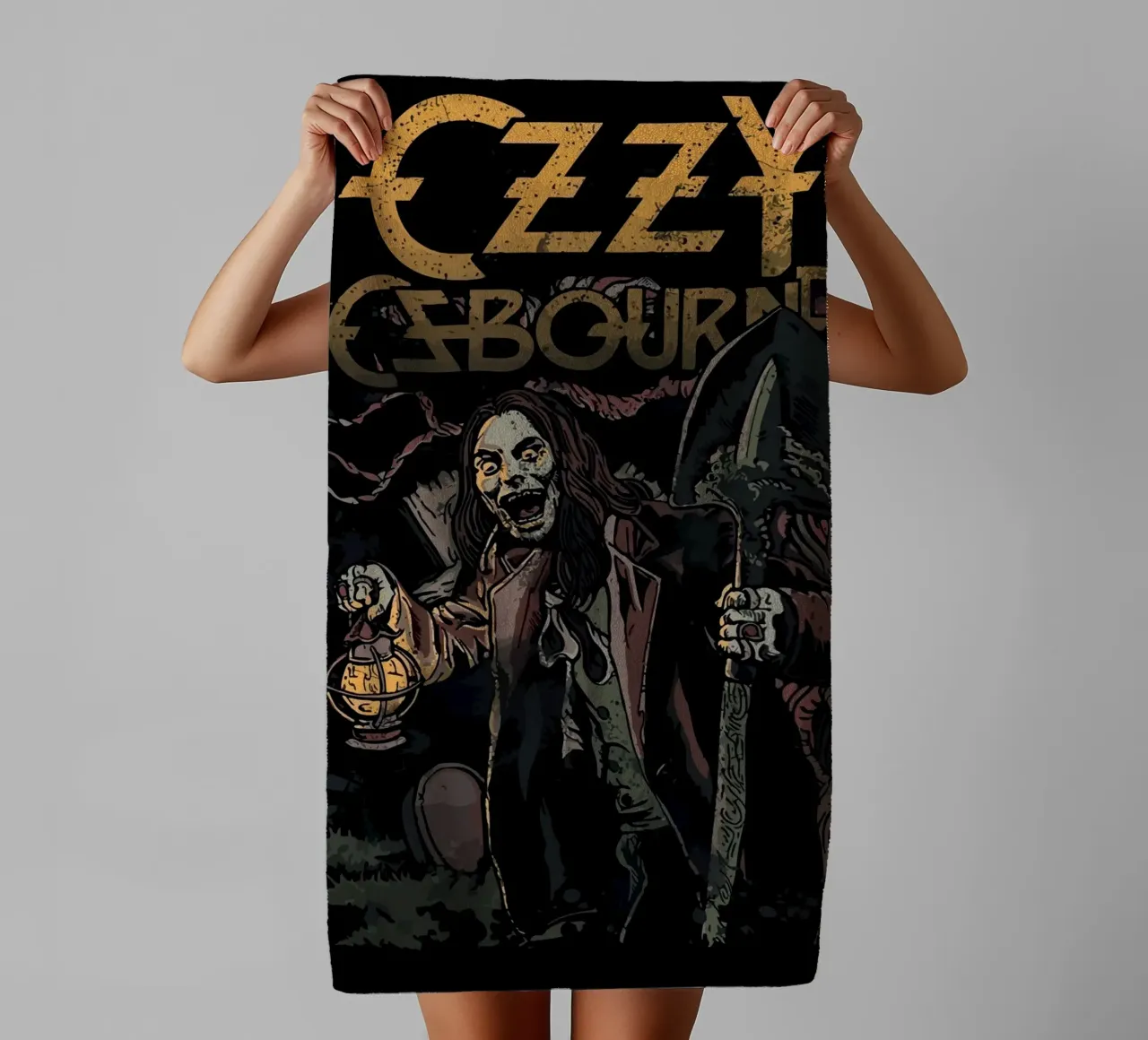Ozzy Osbourne asciugamano da bagno da Musadad Shop