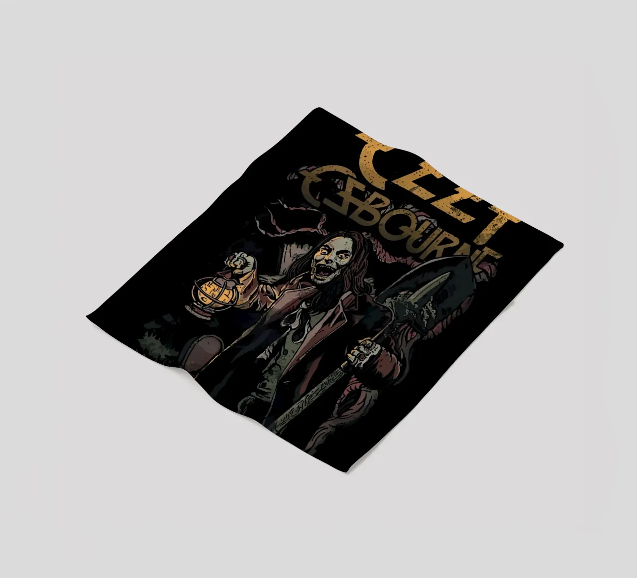Ozzy Osbourne coperta in pile da Musadad Shop