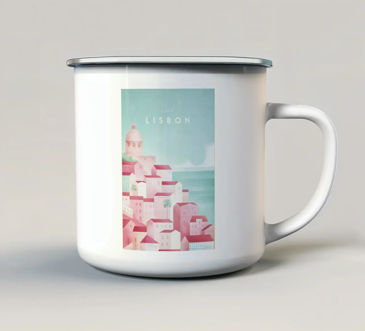 costruzione di case estetiche tazza in smalto da damon store