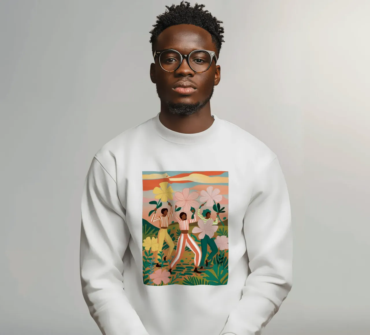 Amicizia in fiore felpa da Line Fable