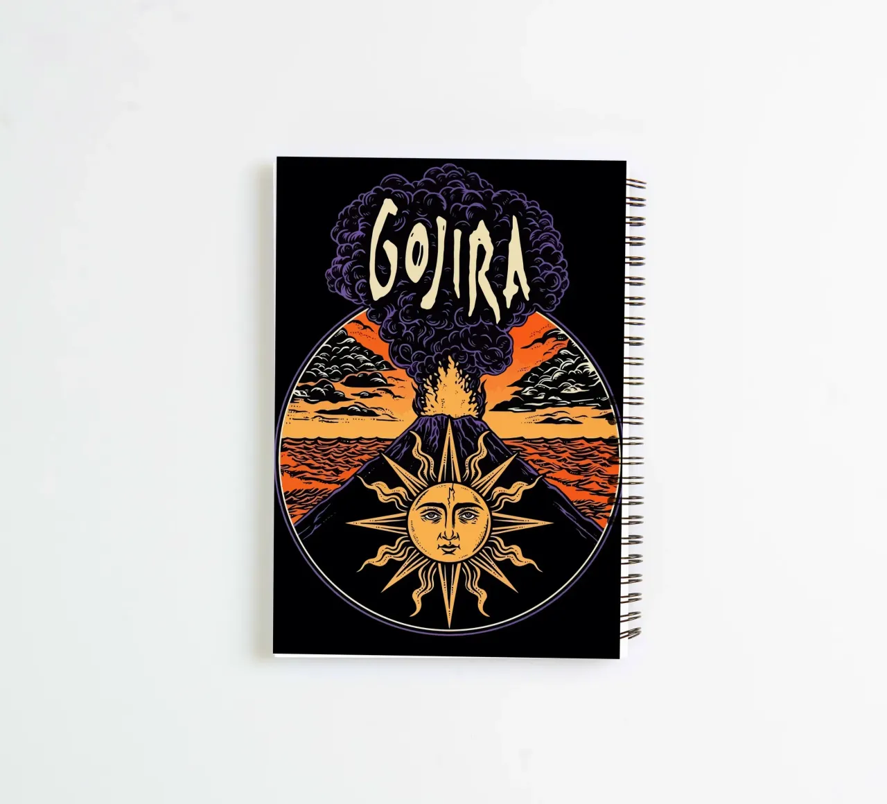 Gojira spiral notebook by Musadad Shop