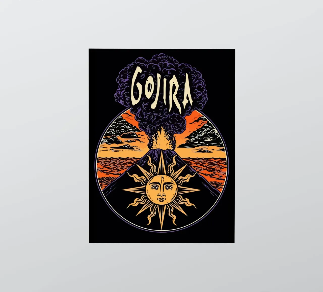 Gojira sticker by Musadad Shop