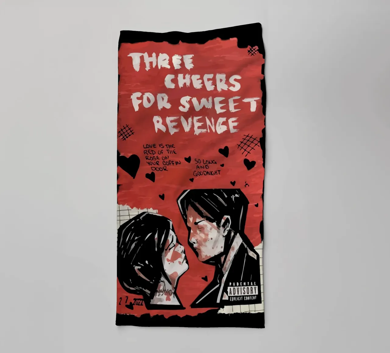 My Chemical Romance towel by Musadad Shop