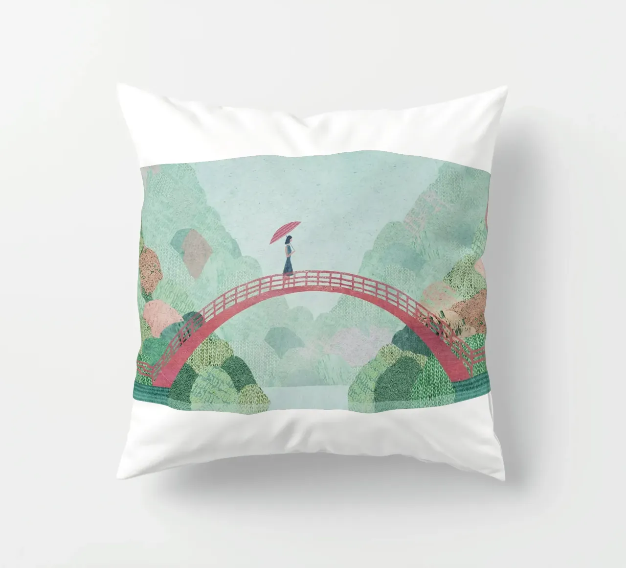 il ponte rosso è pieno di storie cuscino da damon store