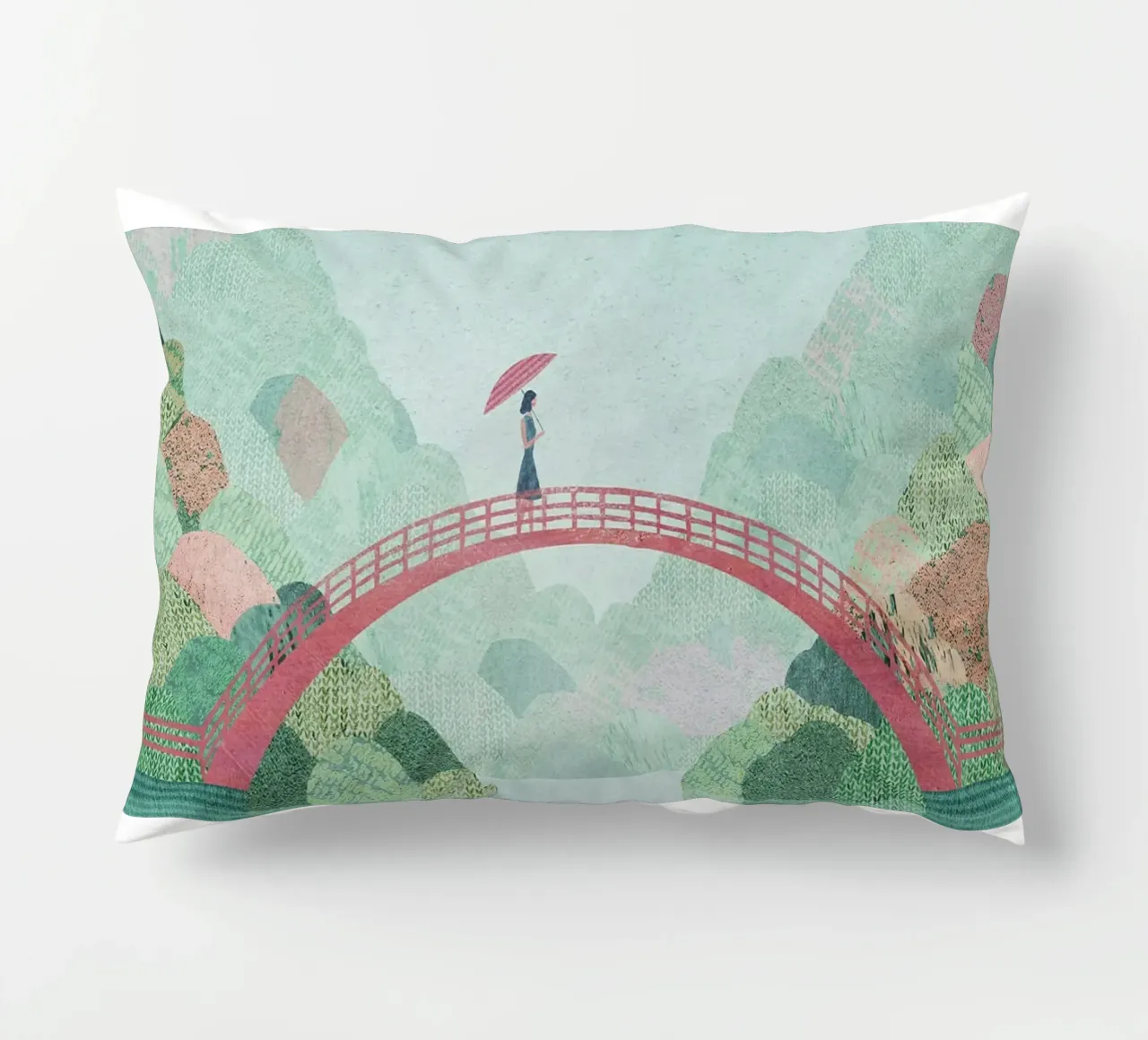 il ponte rosso è pieno di storie cuscino da damon store