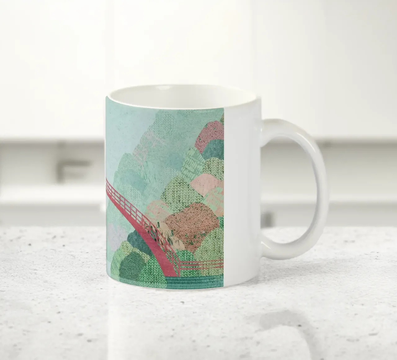 il ponte rosso è pieno di storie tazza in ceramica da damon store