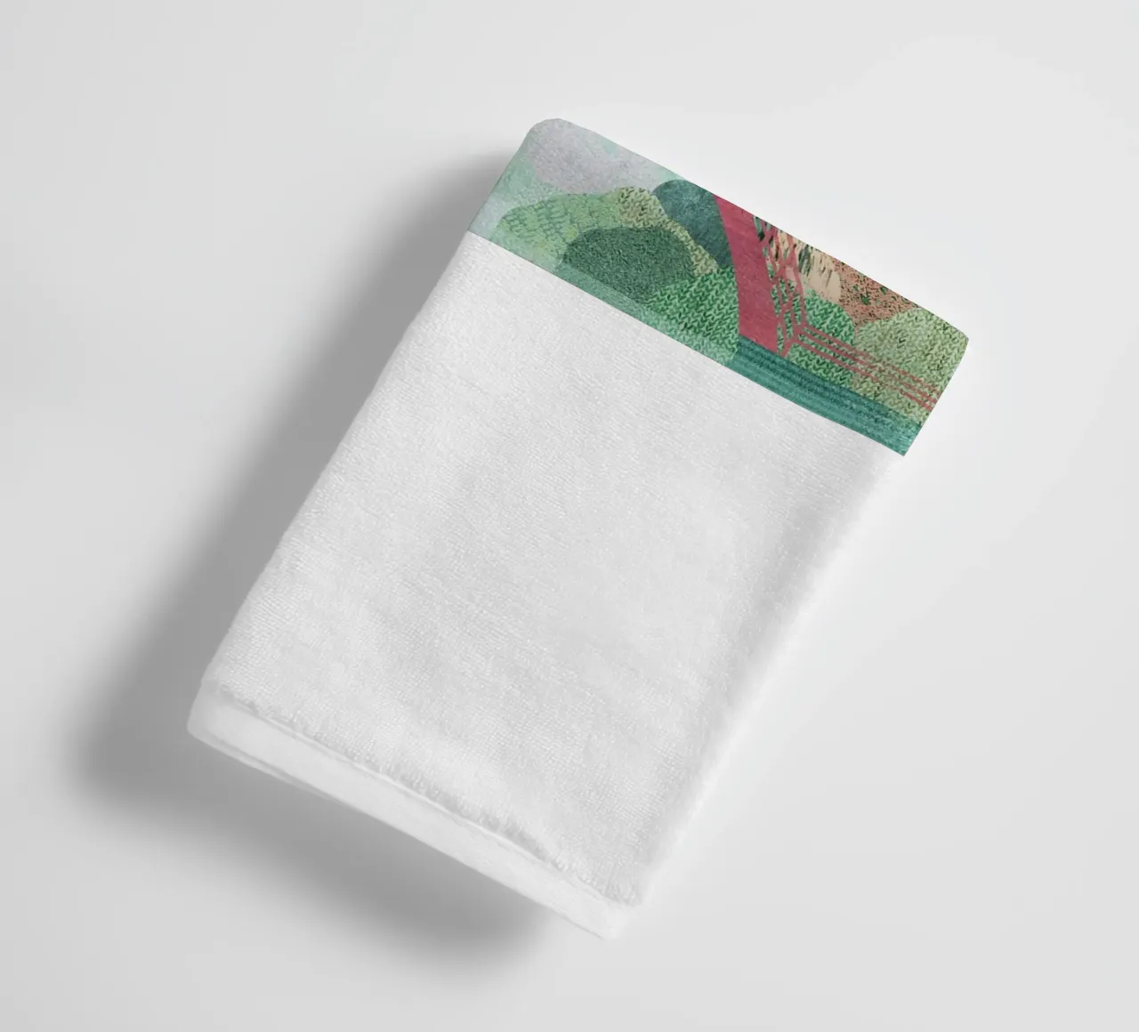 the red bridge is full of stories towel by damon store