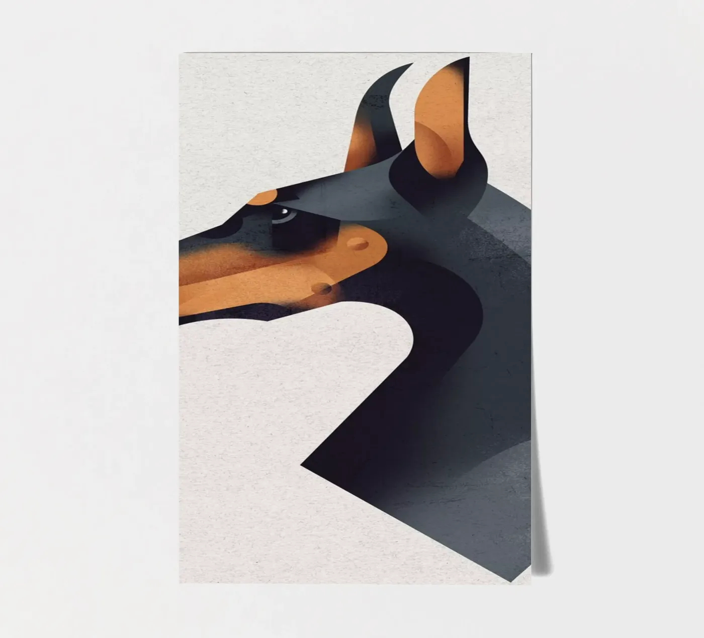 Doberman sticker sheet by Dieter Braun