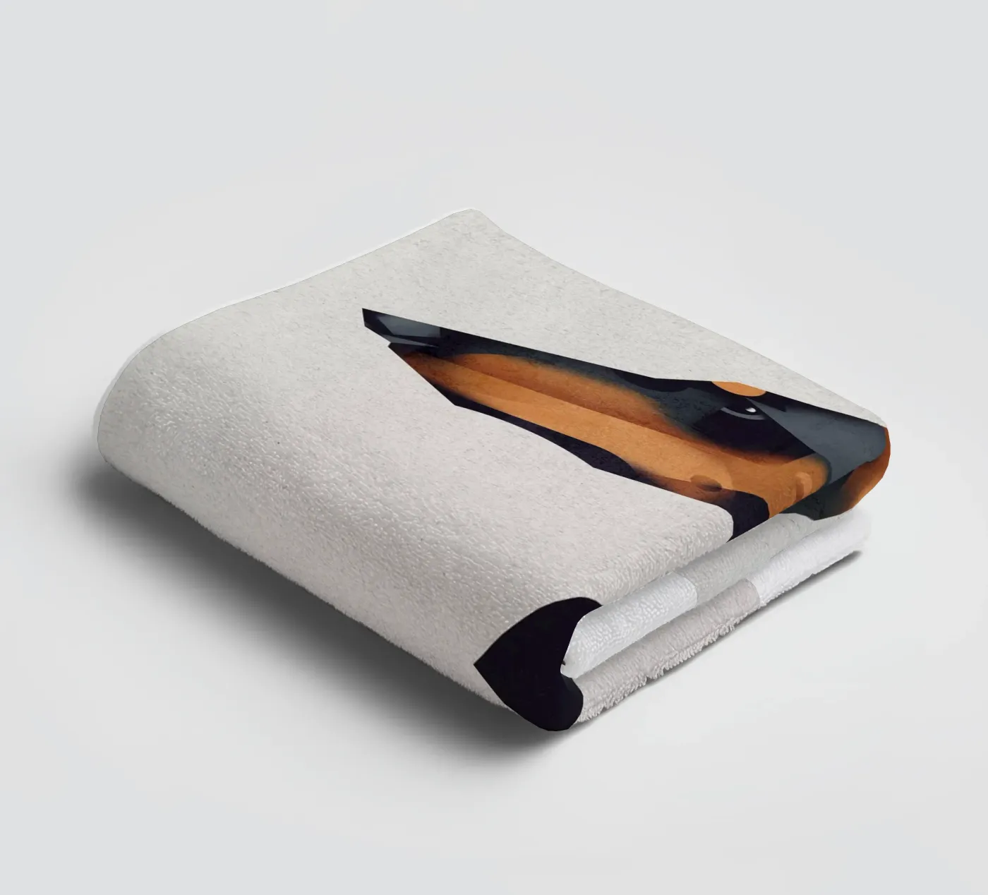 Doberman badhanddoek van Dieter Braun
