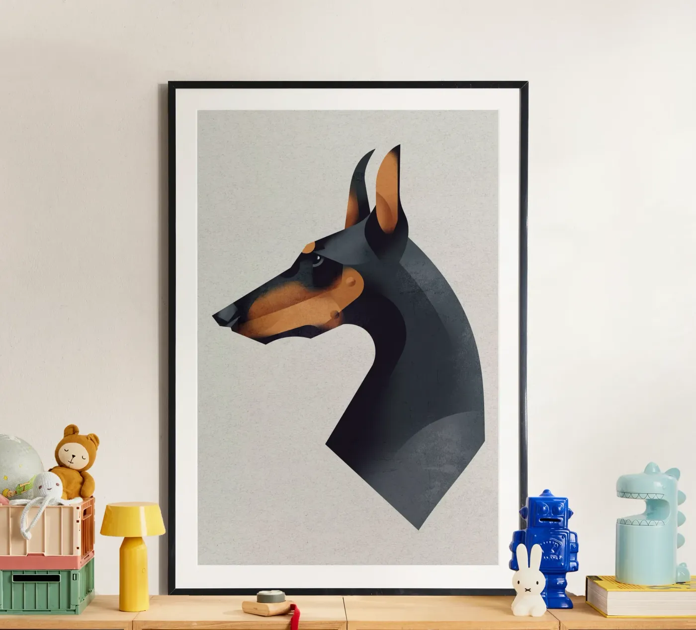 Doberman poster by Dieter Braun