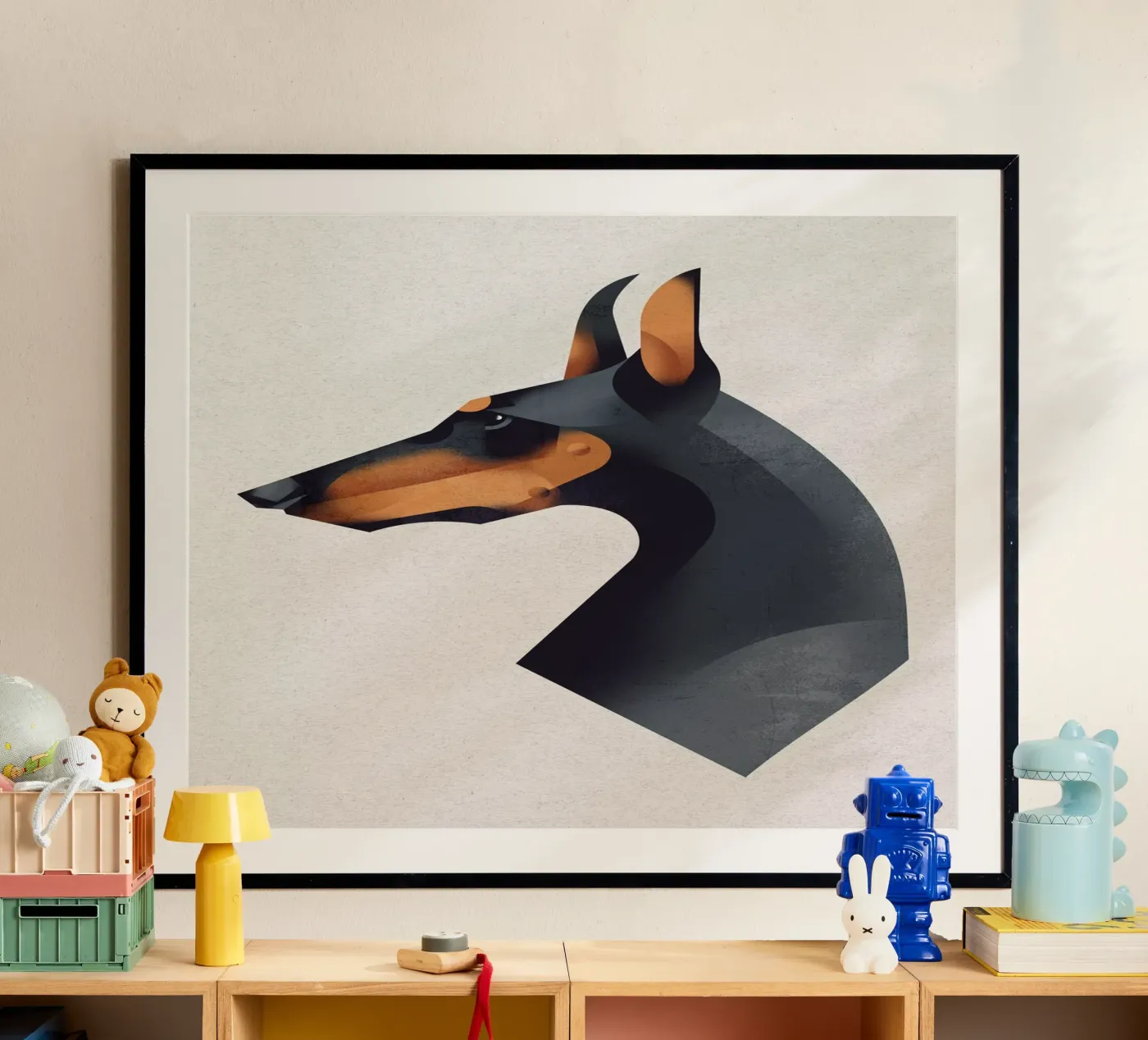 Doberman poster by Dieter Braun