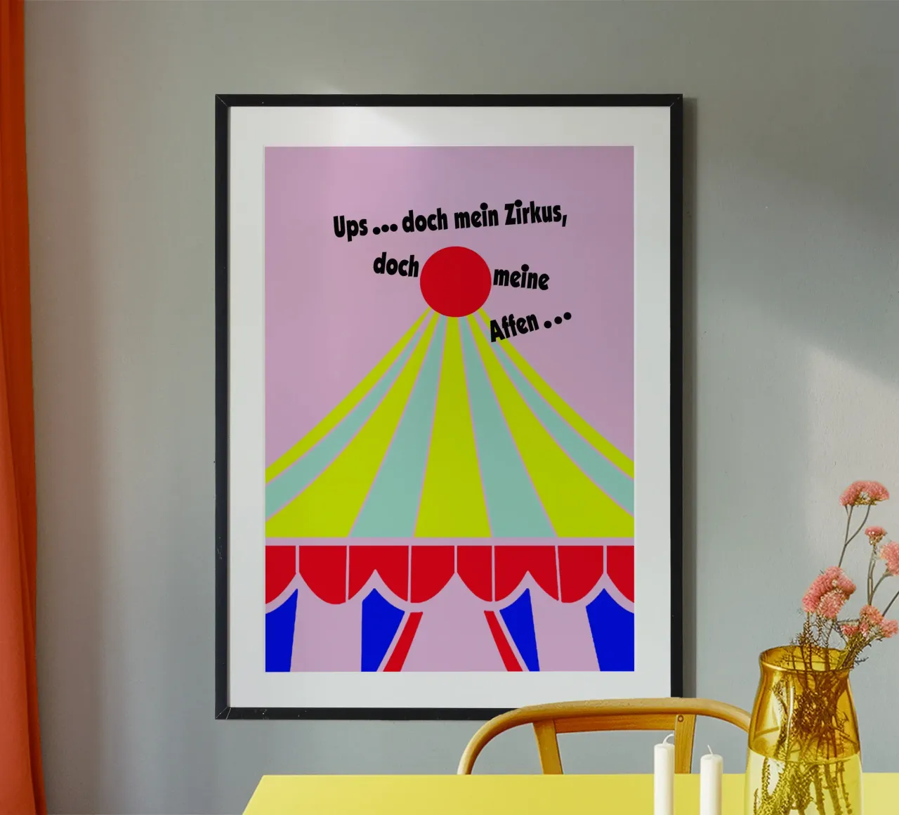 Oops, but my circus, but my monkeys hahnemühle by maramirage