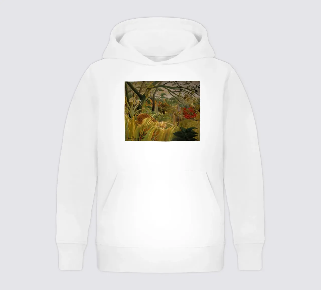 tigre in cerca di prede felpa bambino con cappuccio da taylor shop