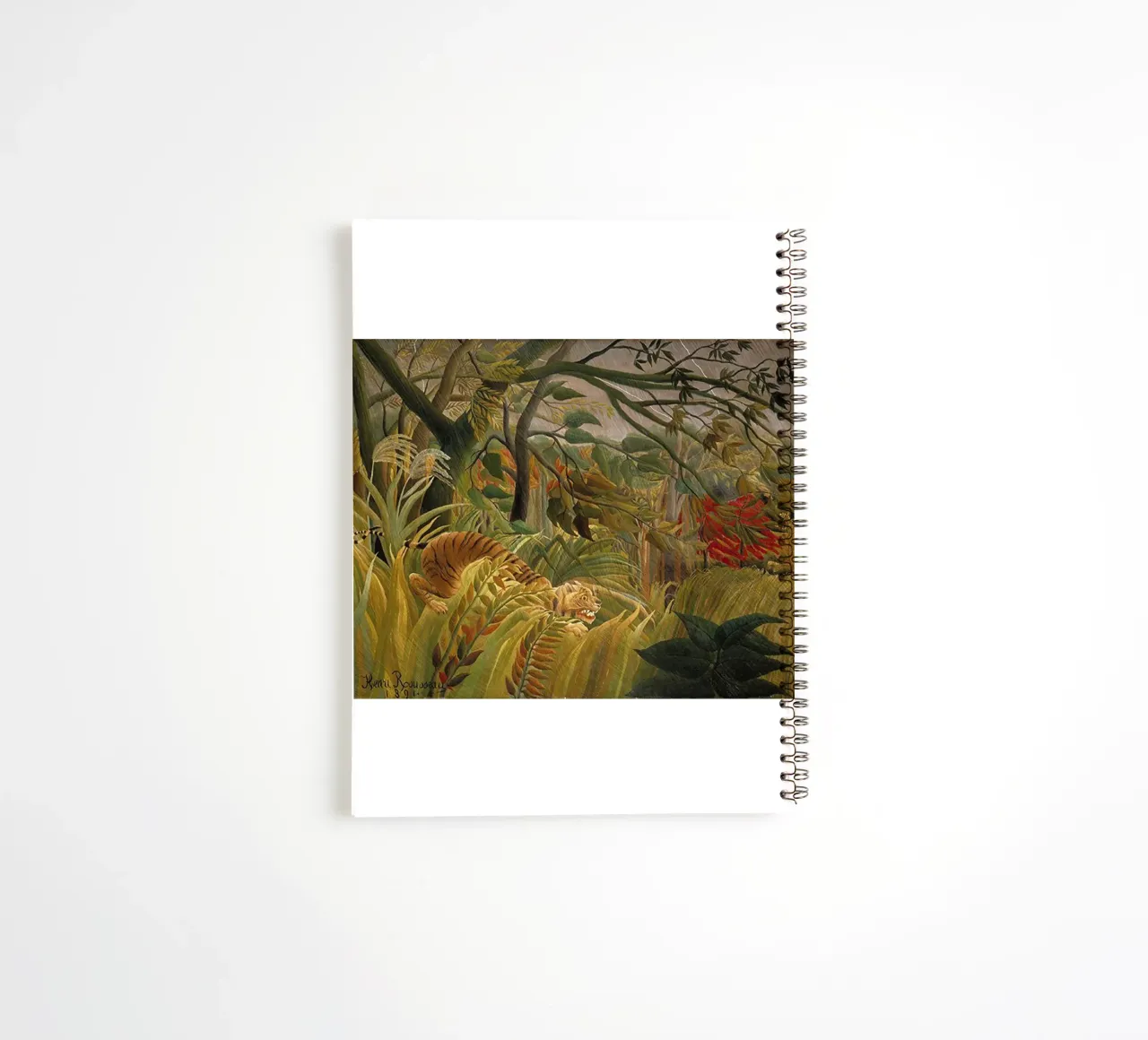 tiger looking for prey spiral notebook by taylor shop