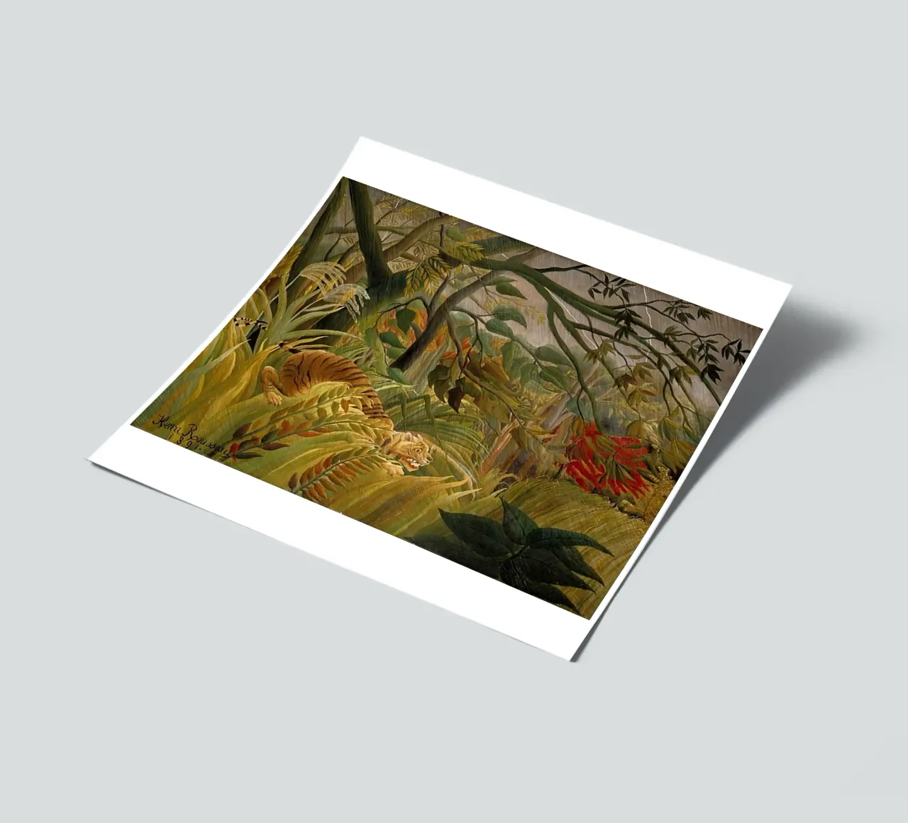 tiger looking for prey sticker sheet by taylor shop