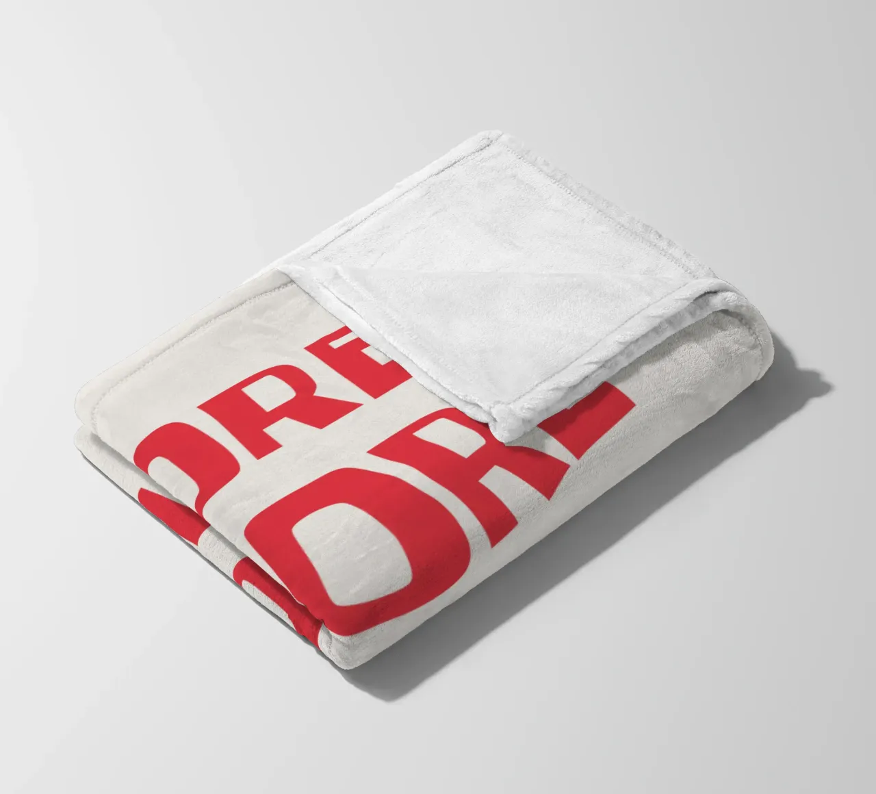 Più amore per favore coperta in pile da Vintagrafica