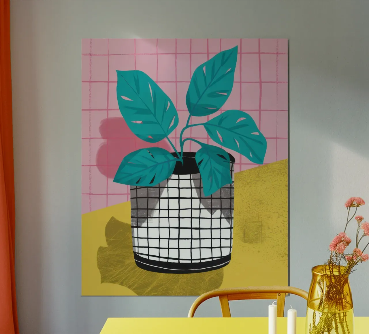 Impianto a filo minimalista poster da Line Fable