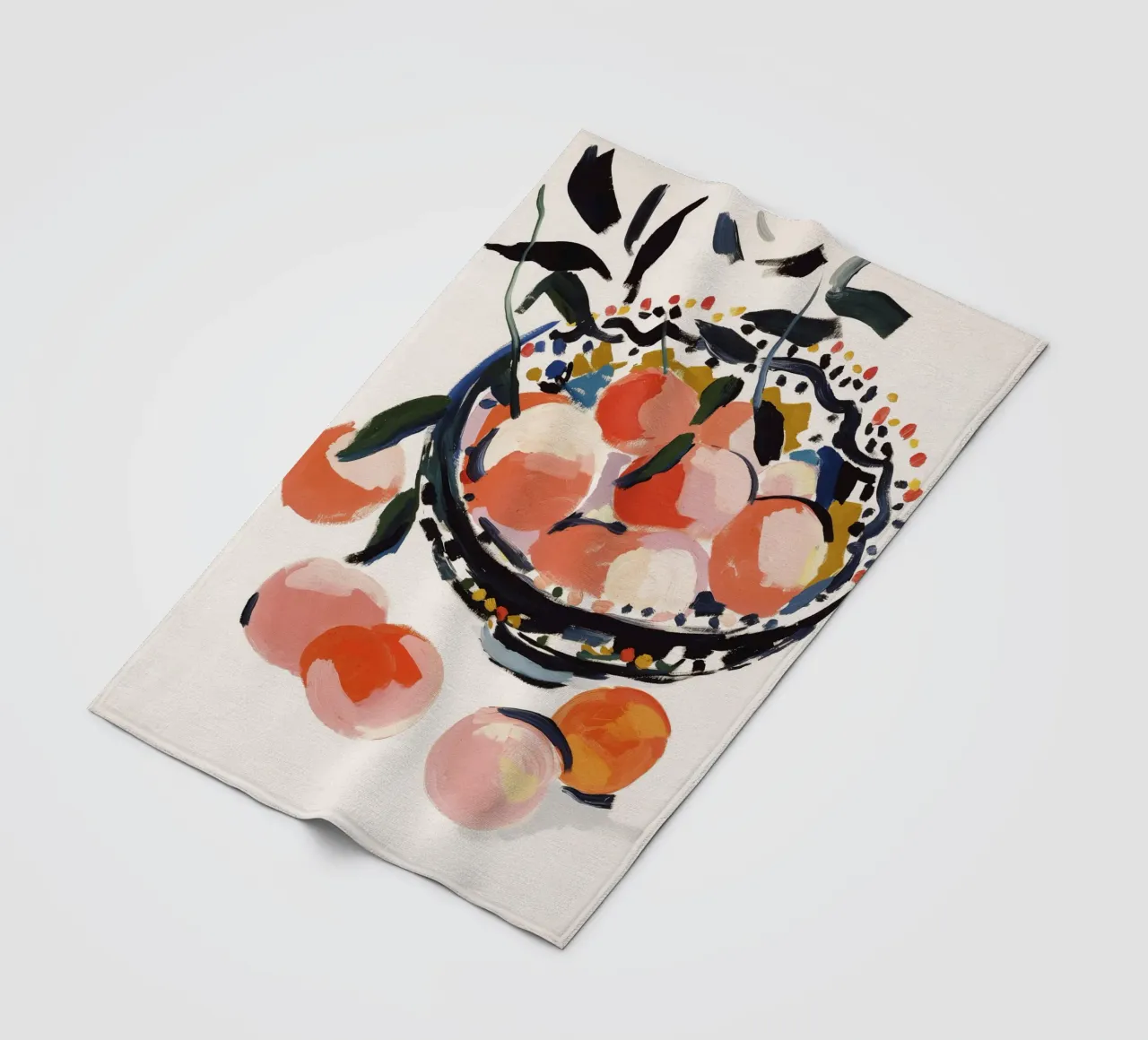 Fresh Peaches No 2 coperta in pile da treechild