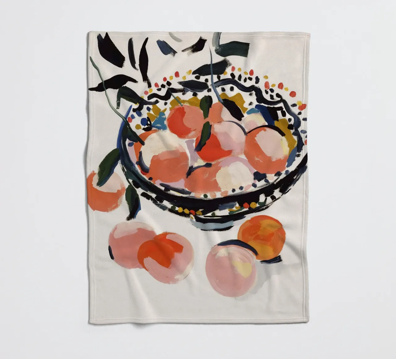 Fresh Peaches No 2 coperta in pile da treechild
