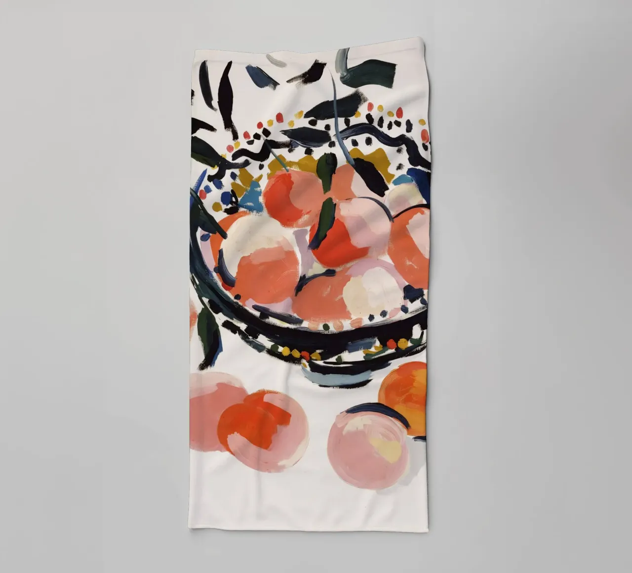 Fresh Peaches No 2 asciugamano da bagno da treechild