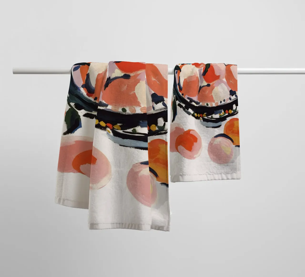 Fresh Peaches No 2 asciugamano da bagno da treechild