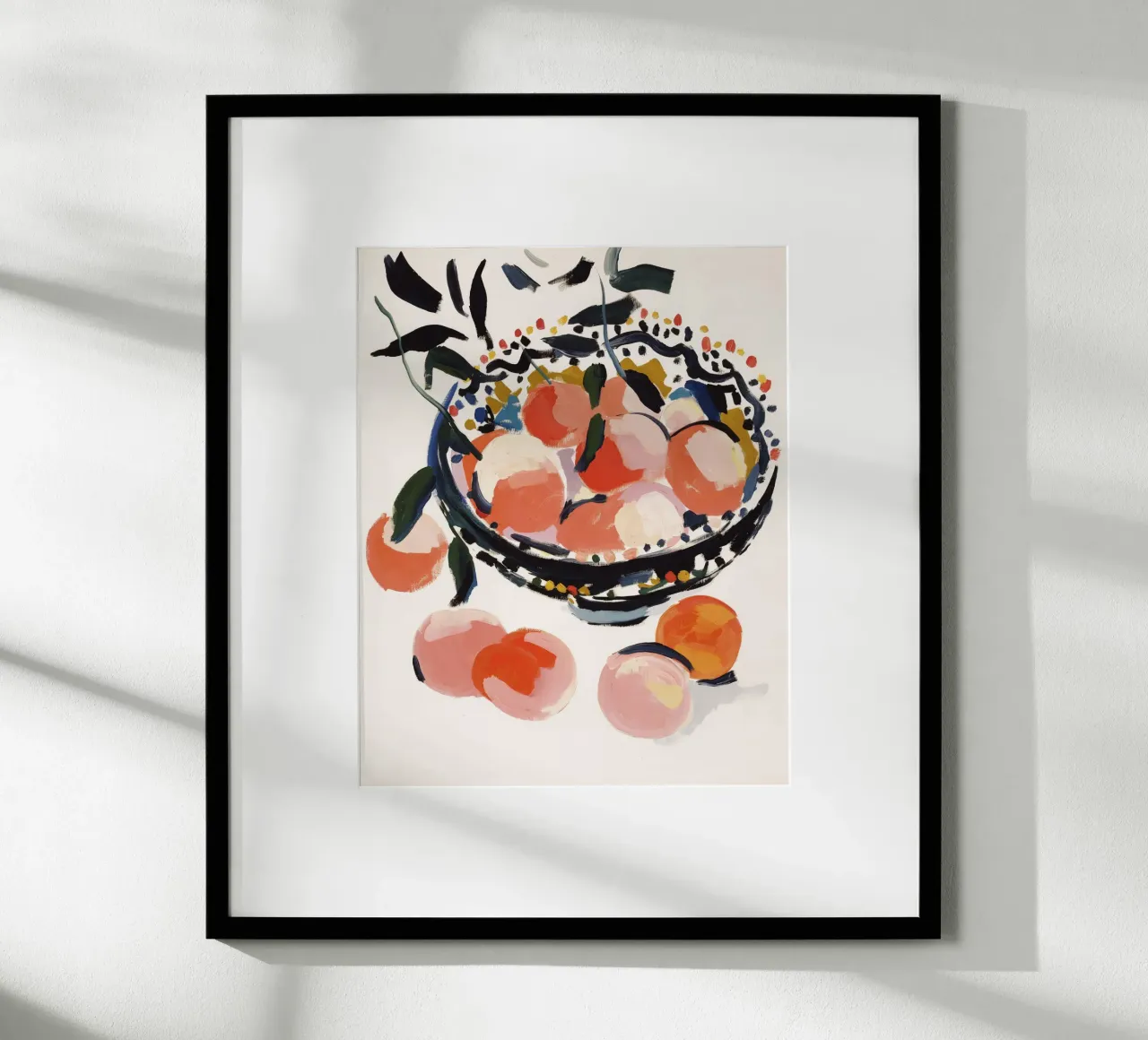 Fresh Peaches No 2 carta hahnemühle da treechild