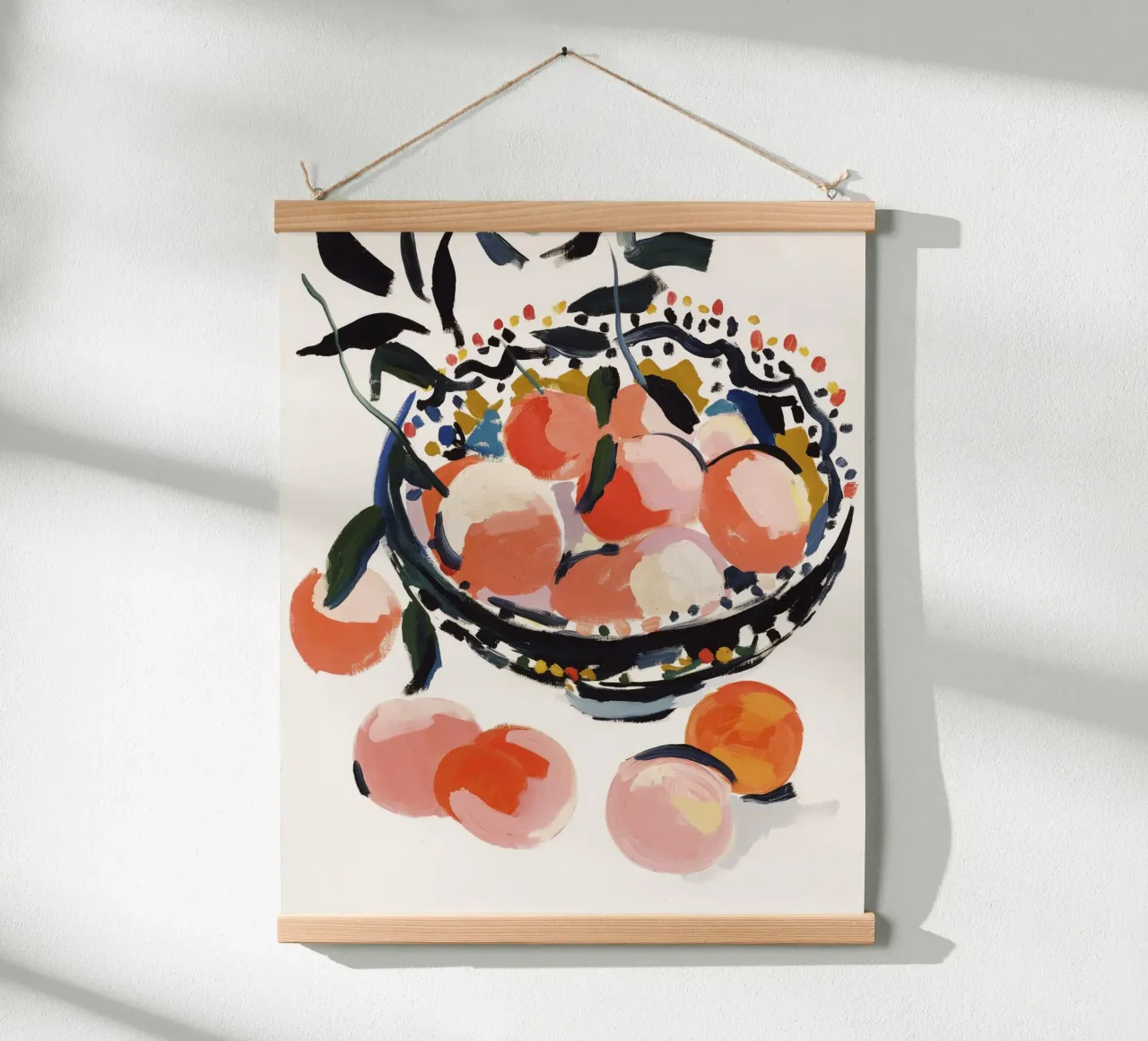 Fresh Peaches No 2 carta hahnemühle da treechild