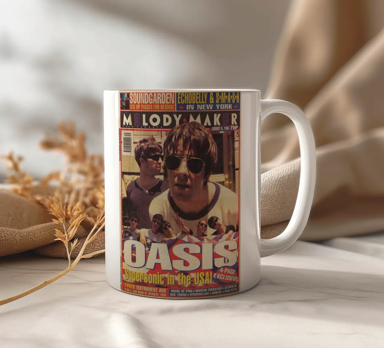 Sognare con gli Oasis stanotte tazza in ceramica da rendikeep