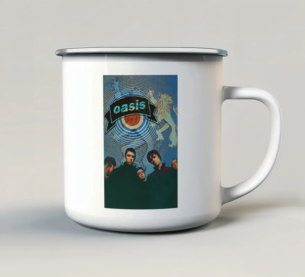 Sessione dal vivo di Starlit Oasis tazza in smalto da rendikeep