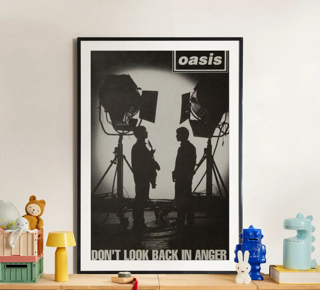 Le strade perdute trovano l'oasi poster con telaio in plastica da rendikeep