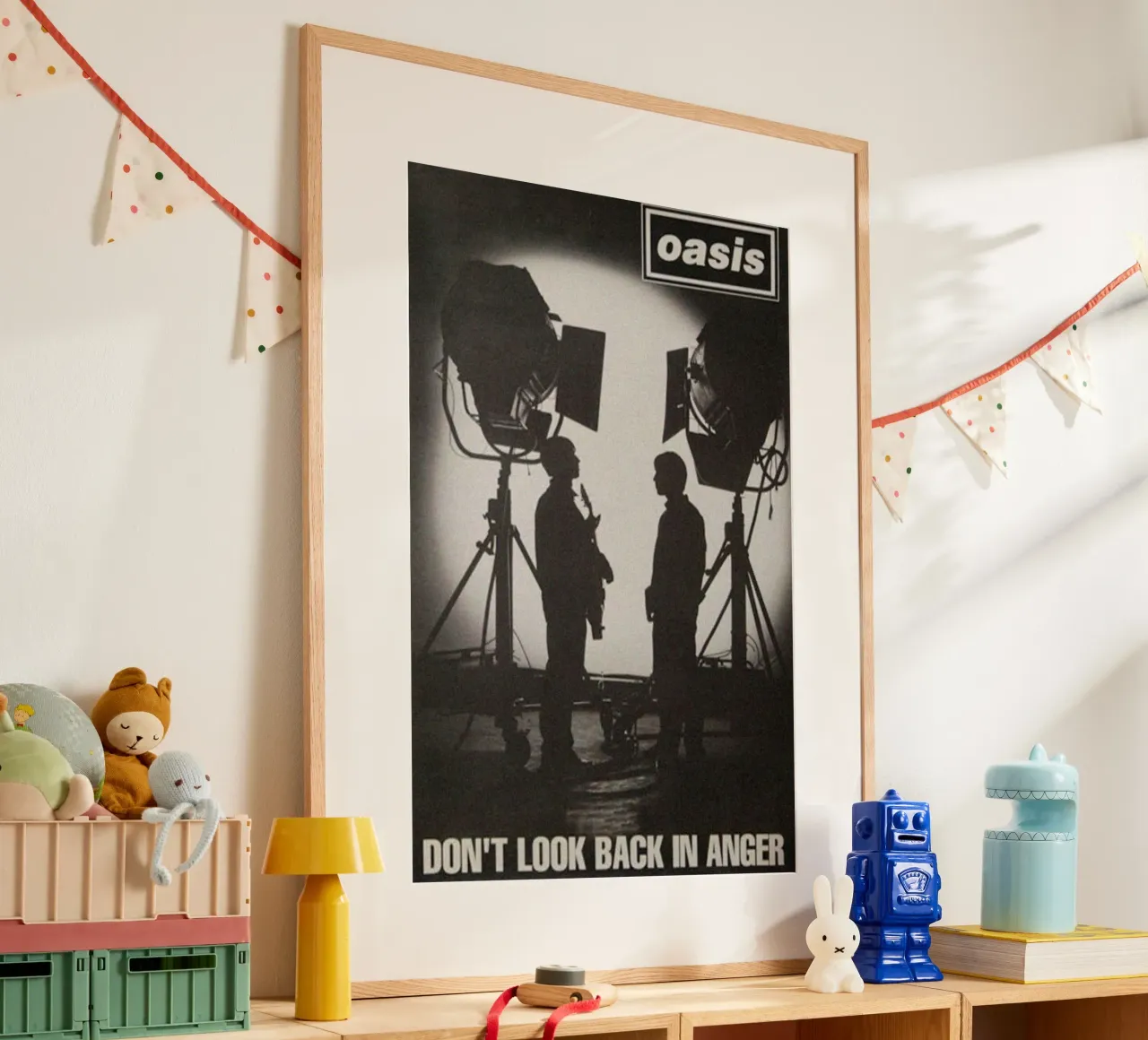 Le strade perdute trovano l'oasi poster con telaio in plastica da rendikeep