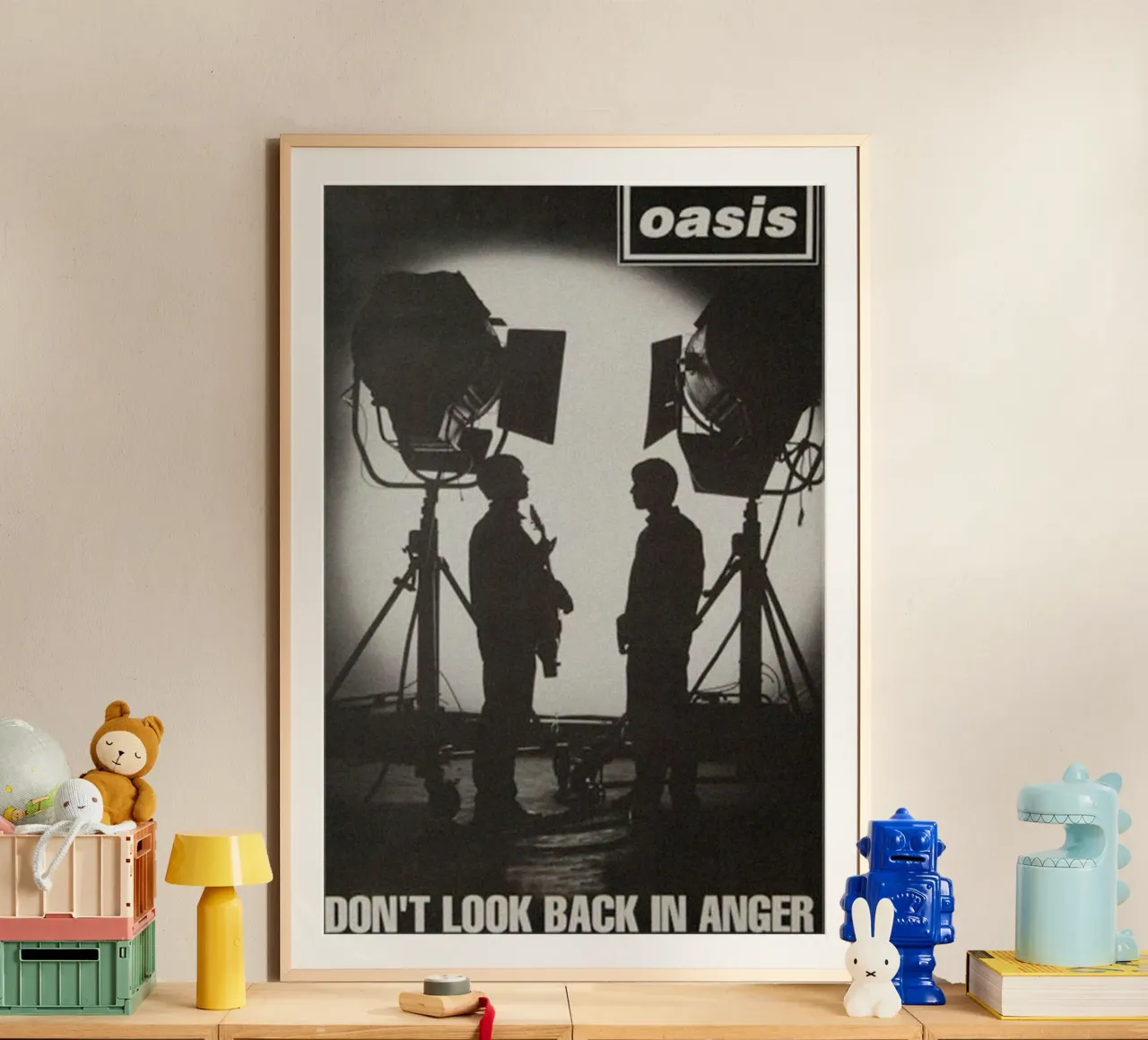 Le strade perdute trovano l'oasi poster con telaio in plastica da rendikeep