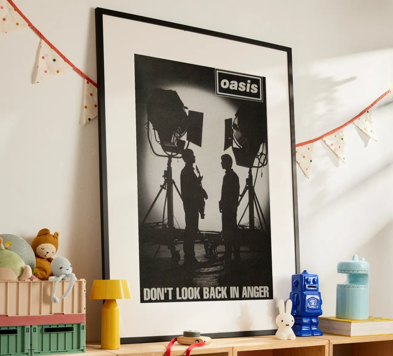 Le strade perdute trovano l'oasi poster con telaio in plastica da rendikeep