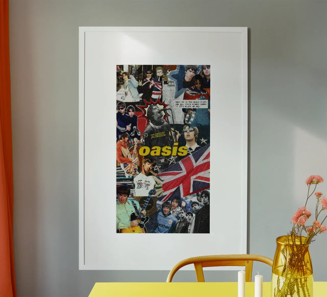 Sogno del concerto dell'Oasi al chiaro di luna poster da rendikeep