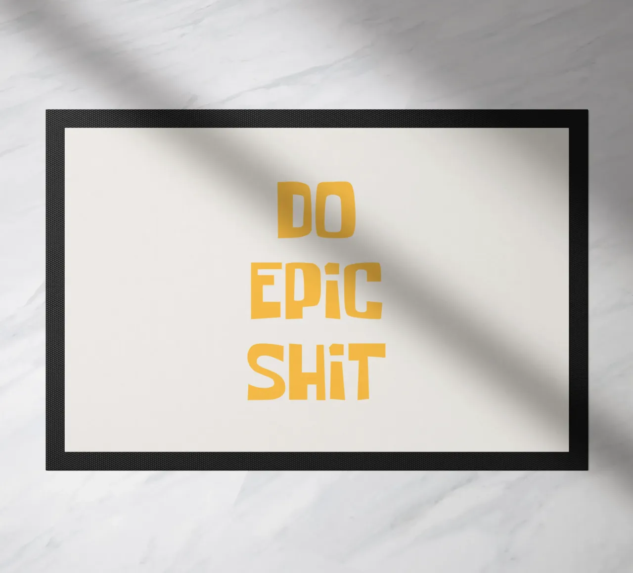 Do Epic Shit doormat by Vintagrafica