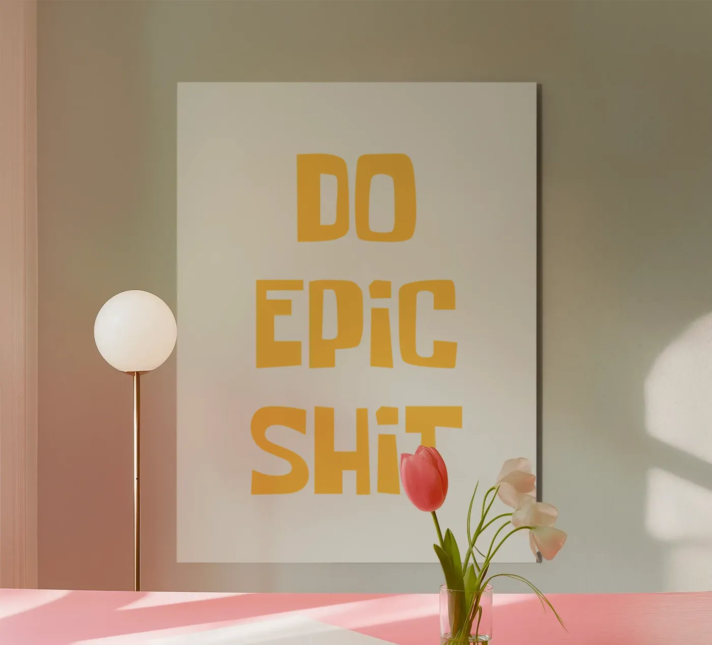 Do Epic Shit panneau forex de Vintagrafica