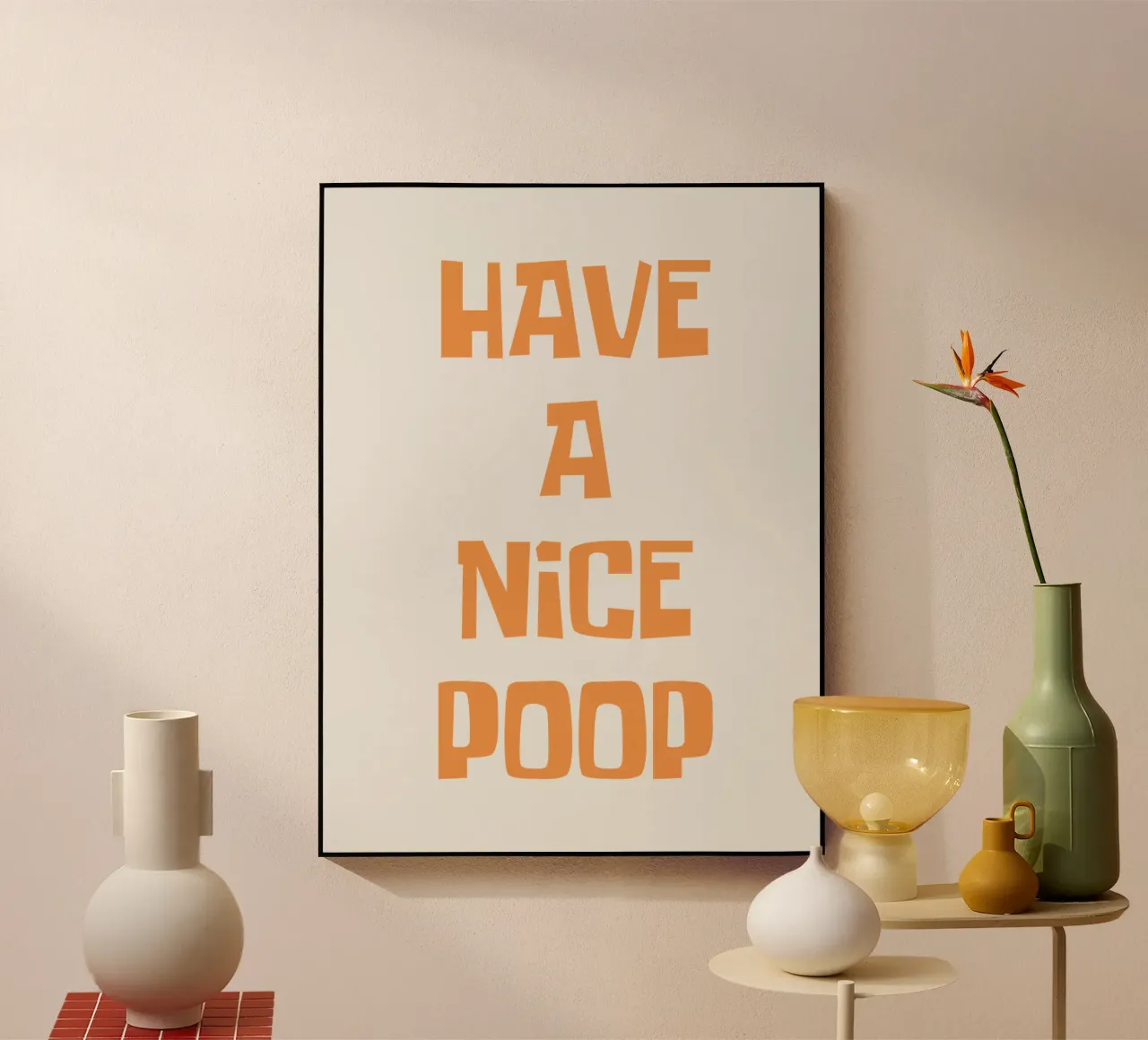 Buona cacca plexiglass da Vintagrafica