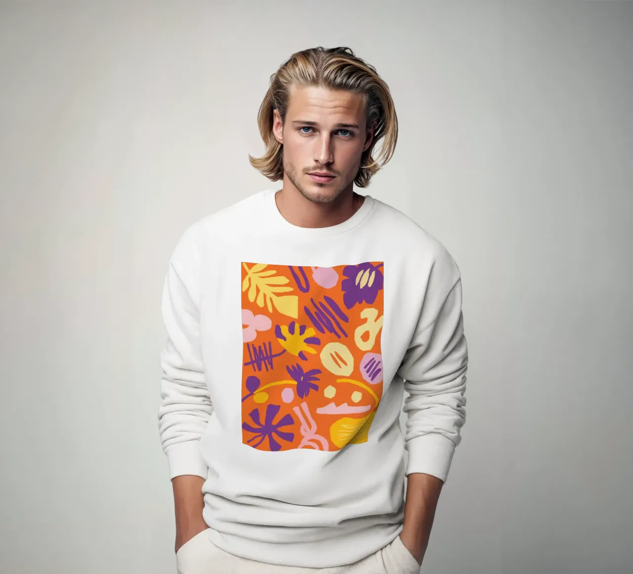 Frenesia delle forme giocose felpa da Line Fable