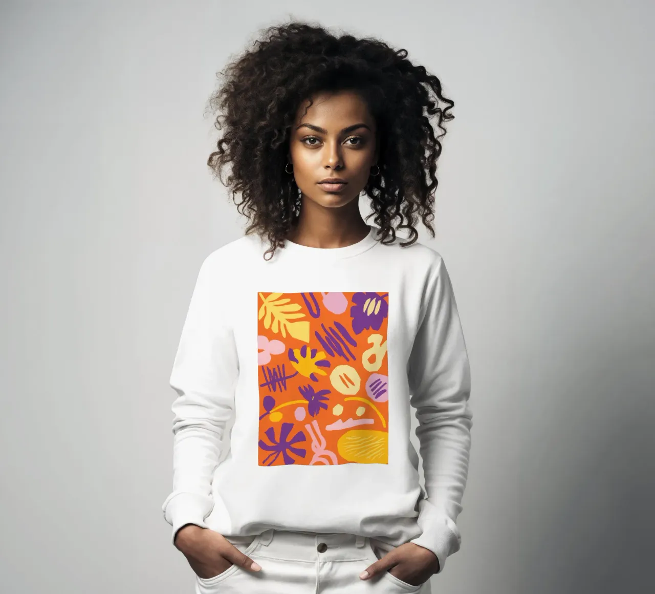 Frenesia delle forme giocose felpa da Line Fable