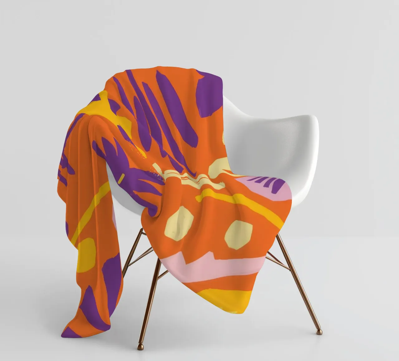 Frenesia delle forme giocose coperta in pile da Line Fable