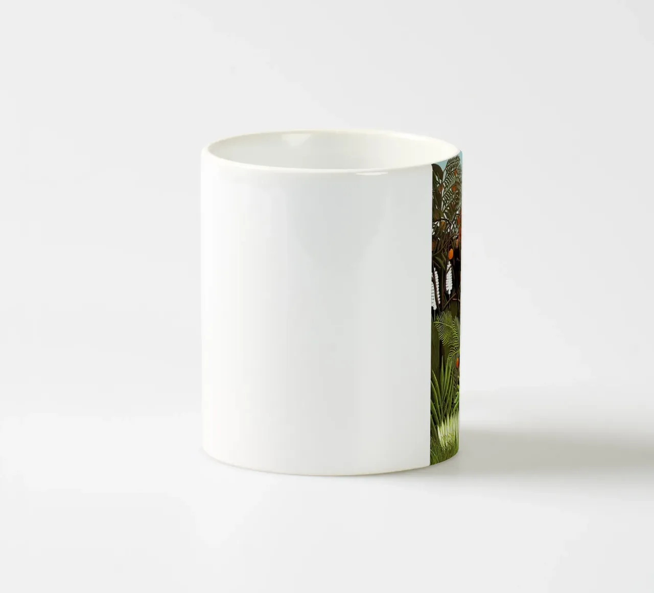 un gruppo di scimmie in cerca di cibo tazza in ceramica da taylor shop