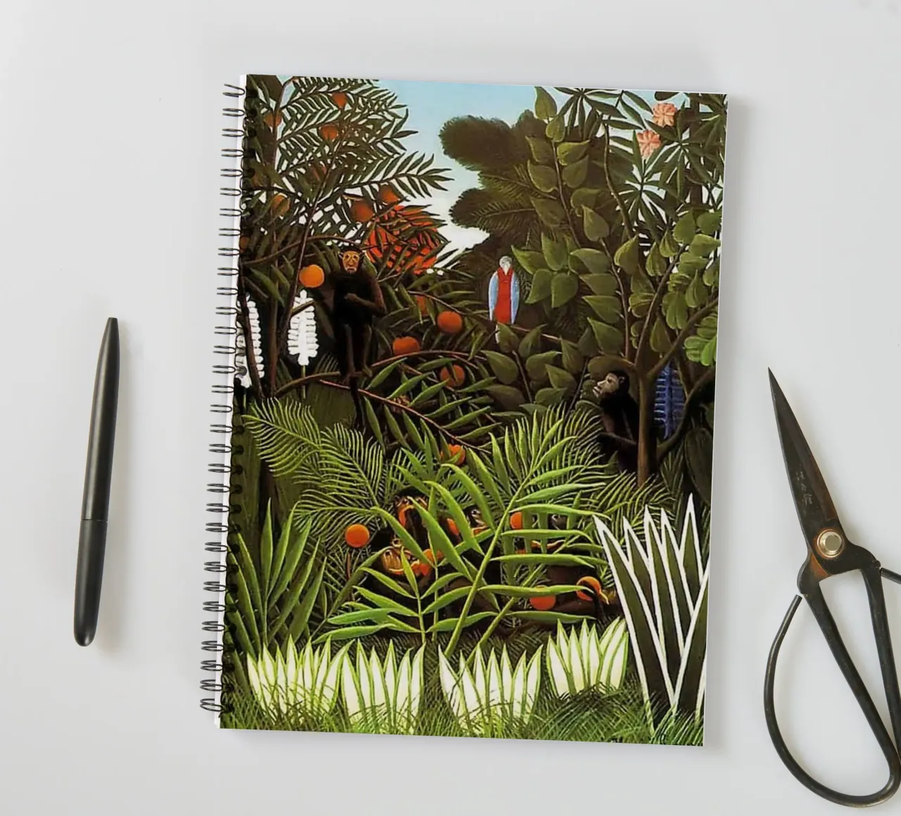 un groupe de singes à la recherche de nourriture carnet à spirale de taylor shop