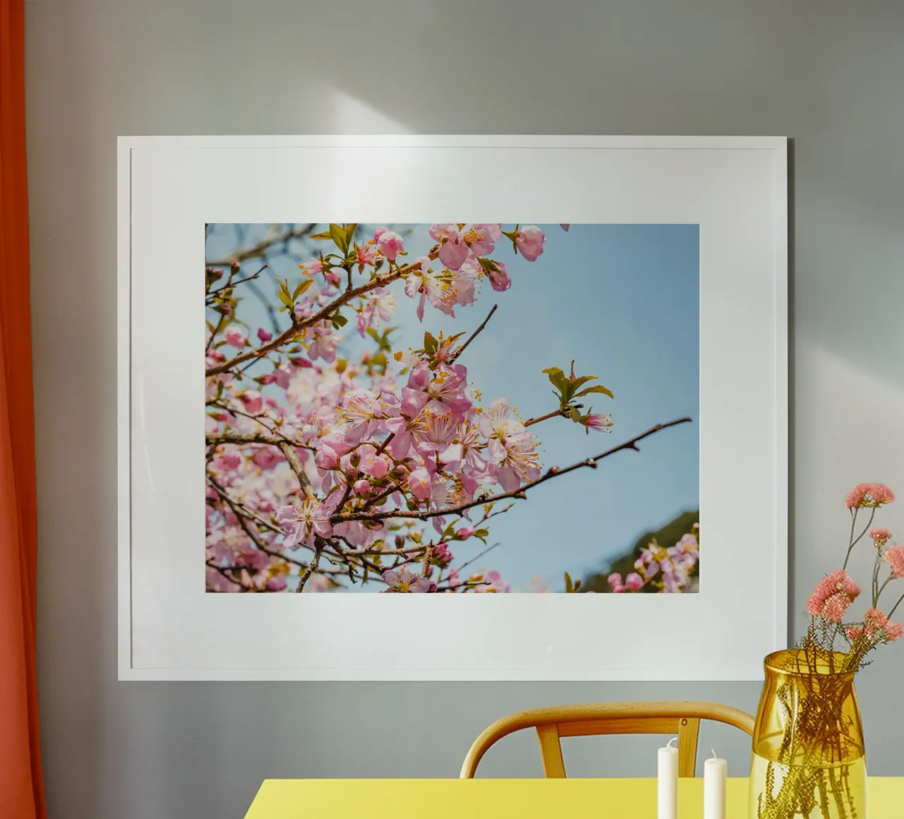Fiori di ciliegio rosa carta hahnemühle da Marcel Bisig