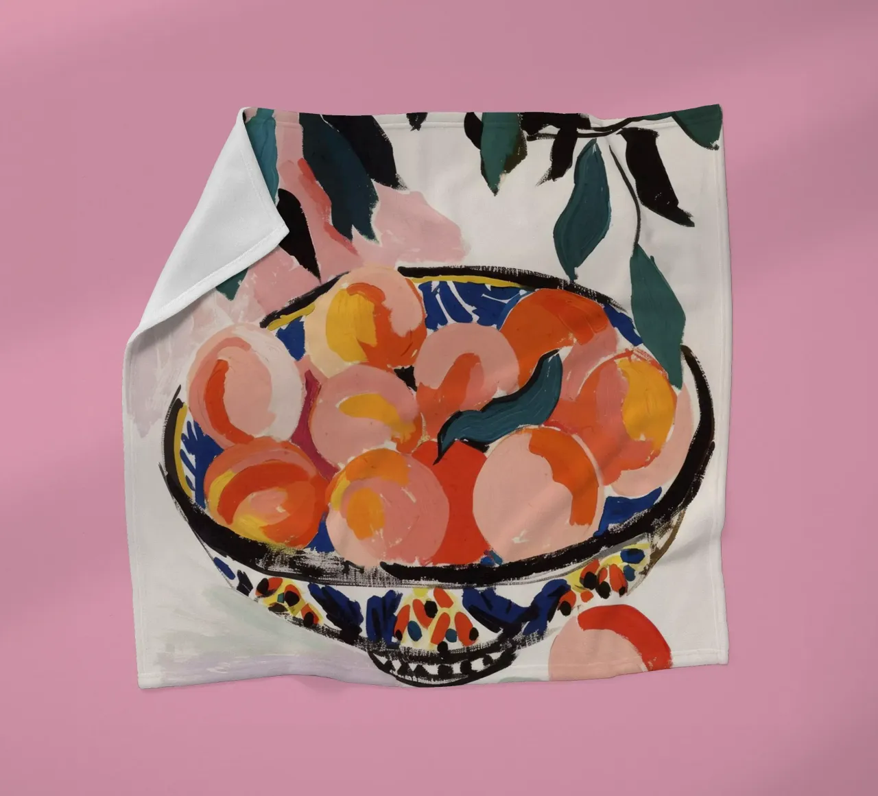 Fresh Peaches No 1 coperta in pile da treechild
