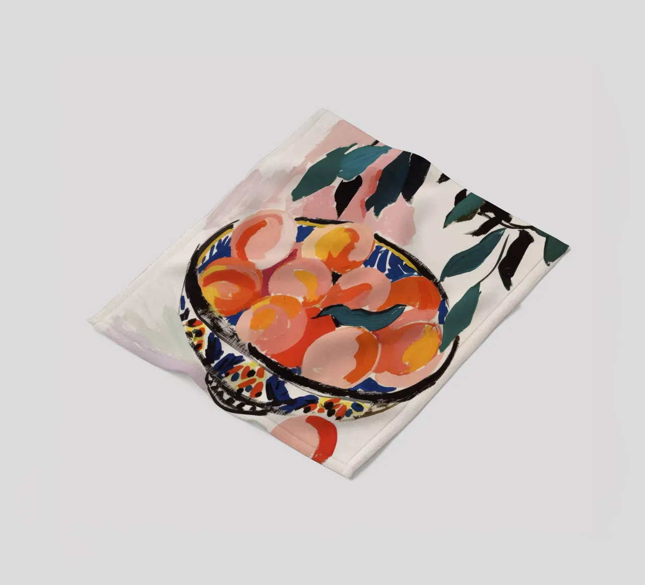Fresh Peaches No 1 coperta in pile da treechild