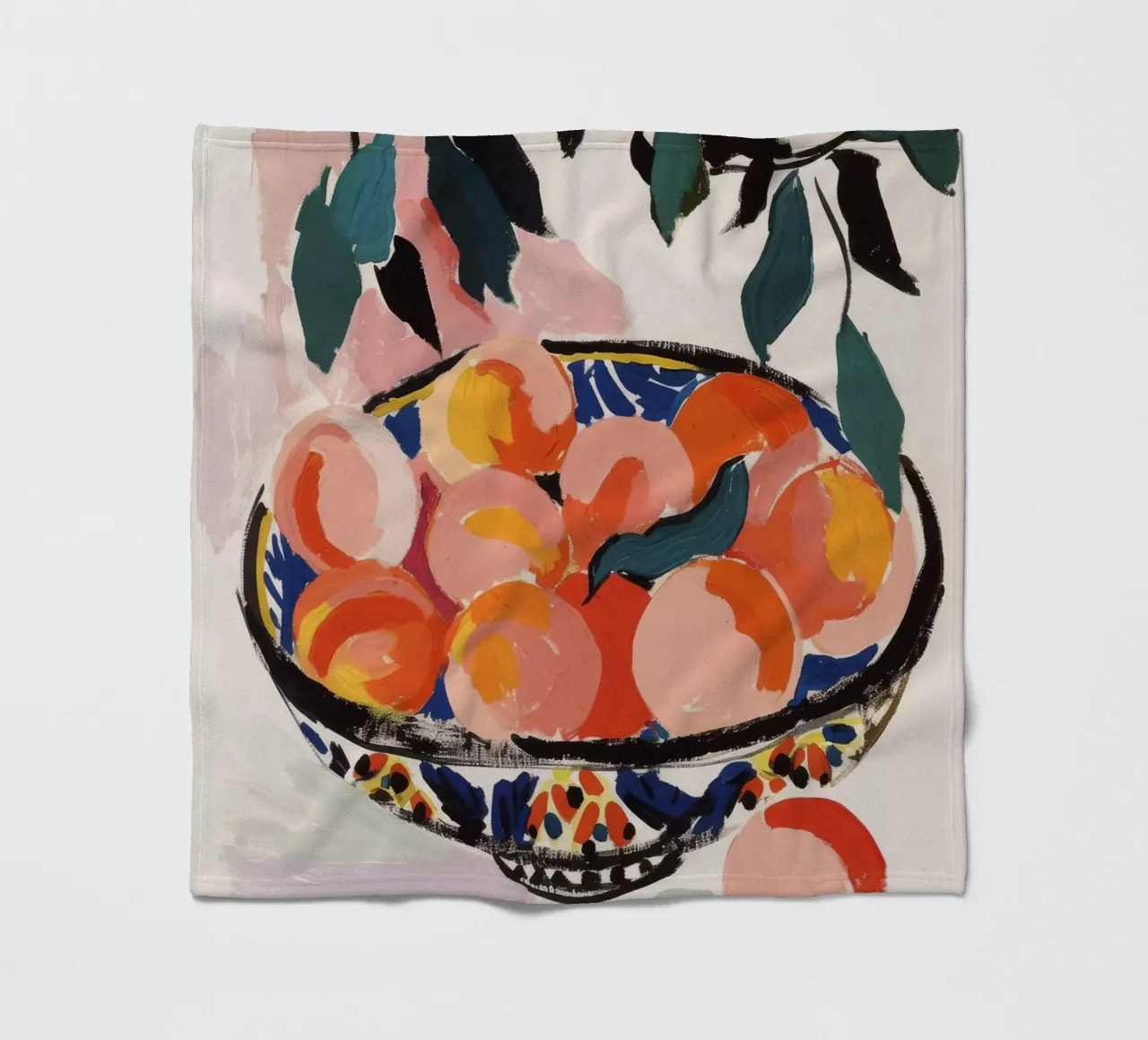 Fresh Peaches No 1 coperta in pile da treechild